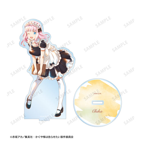 『かぐや様は告らせたい-ファーストキッスは終わらない-』描き下ろしイラスト 藤原千花 メイド&執事ver. Ani-Art aqua label BIGアクリルスタンド