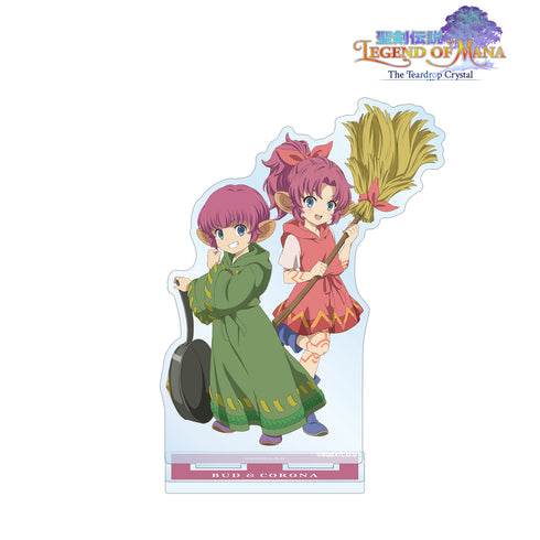 『聖剣伝説 Legend of Mana -The Teardrop Crystal-』バド&コロナ BIGアクリルスタンド