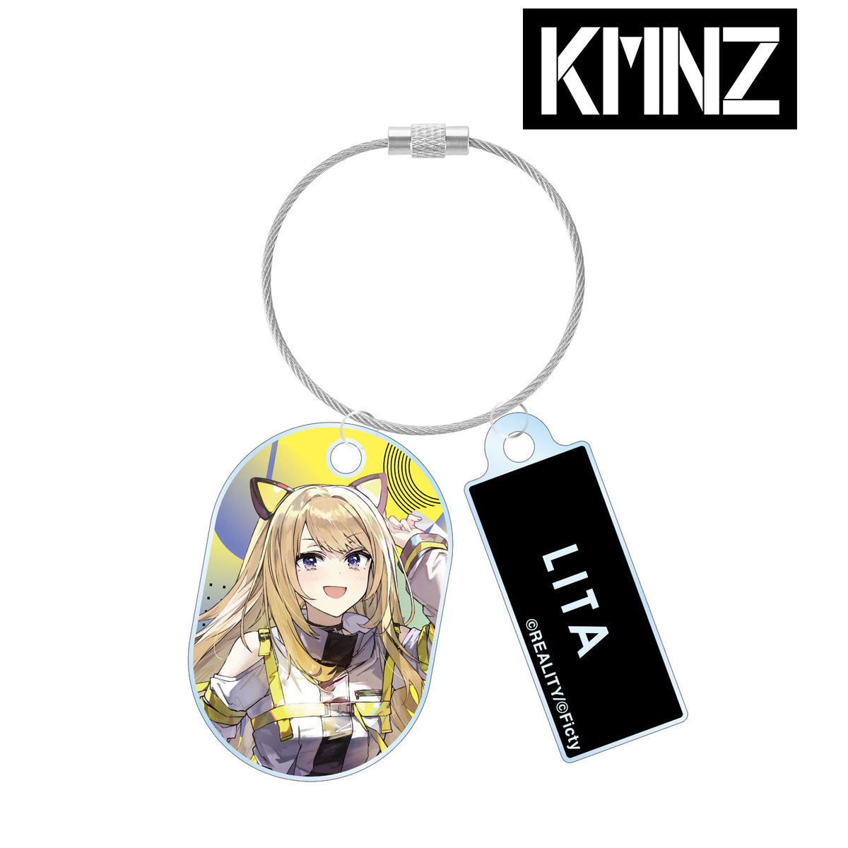 KMNZ キーホルダー KMNZ』緜先生 描き下ろしイラスト LITA タクティカル