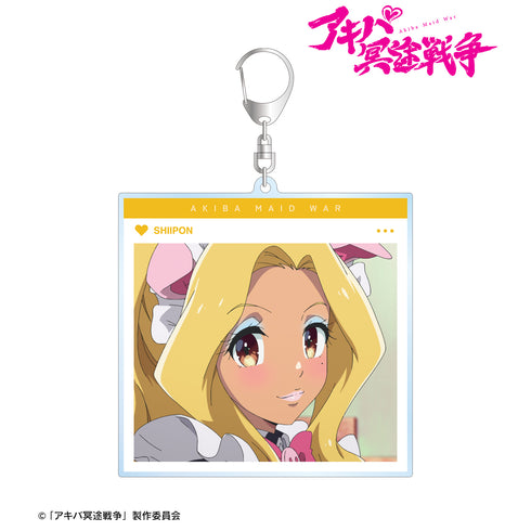 『アキバ冥途戦争』しぃぽん SNS風BIGアクリルキーホルダー