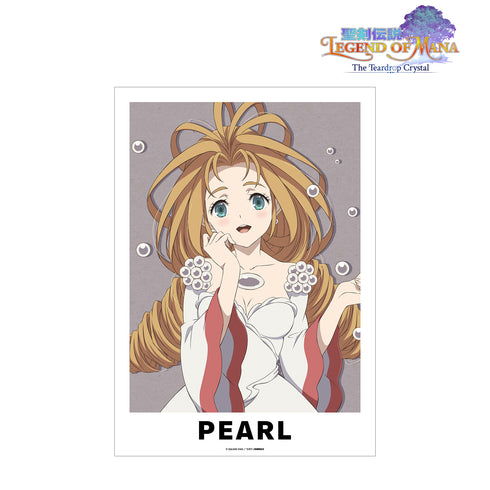 『聖剣伝説 Legend of Mana -The Teardrop Crystal-』真珠姫 A3マット加⼯ポスター