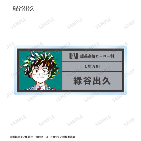 『僕のヒーローアカデミア』トレーディング Ani-Art 第4弾 vol.2 アクリルネームプレート ver.A(全10種) BOX