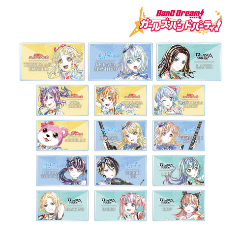 『バンドリ! ガールズバンドパーティ!』トレーディング Ani-Art 第4弾 アクリルネームプレート ver.C(全15 種)BOX