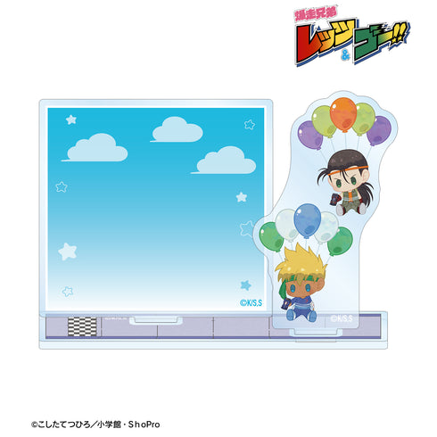 『爆走兄弟レッツ&ゴー!!』鷹羽リョウ&J POPOON アクリルメモスタンド