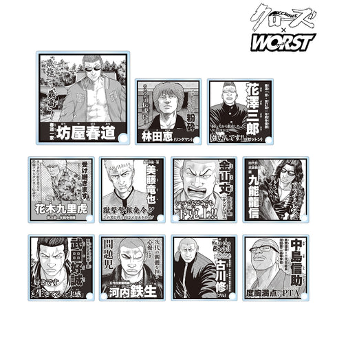 『クローズ×WORST』トレーディング総選挙ポスター⾵アクリルスタンドパネル(全11種)BOX