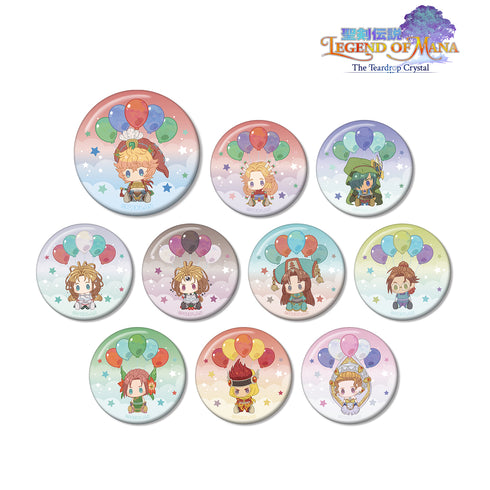 『聖剣伝説 Legend of Mana -The Teardrop Crystal-』トレーディング POPOON 缶バッジ(全10種) BOX
