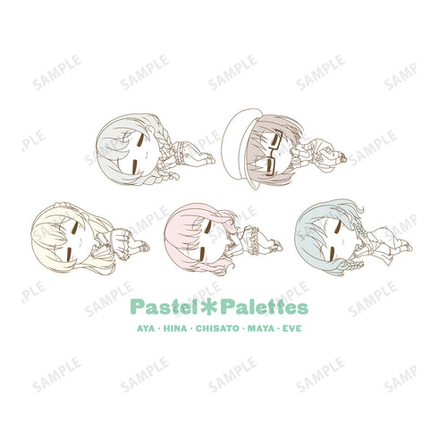 『BanG Dream! ガールズバンドパーティ!』Pastel*Palettes ちびころ Tシャツ (メンズ/レディース)