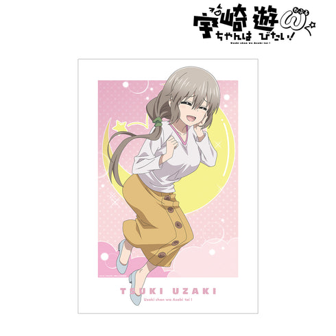 『宇崎ちゃんは遊びたい!ω』宇崎⽉ A3マット加⼯ポスター