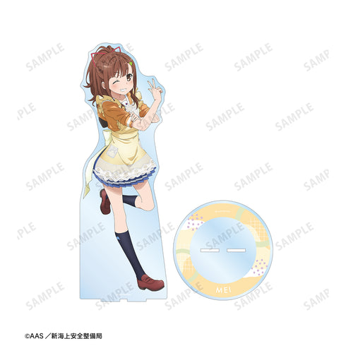 『劇場版 ハイスクール・フリート』描き下ろしイラスト ⻄崎芽依 制服エプロンver. 特⼤アクリルスタンド