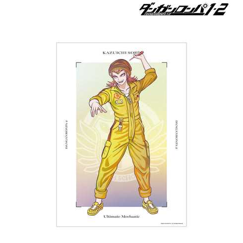『ダンガンロンパ1・2 Reload』左右田和一 Ani-Art clear label A3マット加工ポスター