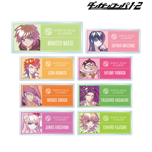 『ダンガンロンパ1・2 Reload』トレーディング Ani-Art clear label アクリルネームプレート ver.A(全8種) BOX