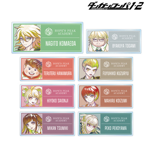 『ダンガンロンパ1・2 Reload』トレーディング Ani-Art clear label アクリルネームプレート ver.D(全8種) BOX