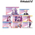 『ダンガンロンパ1・2 Reload』トレーディング Ani-Art clear label カードステッカー ver.B(全8種) BOX