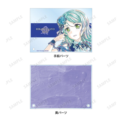 『バンドリ! ガールズバンドパーティ!』氷川紗夜 Ani-Art 第4弾 ダブルアクリルパネル