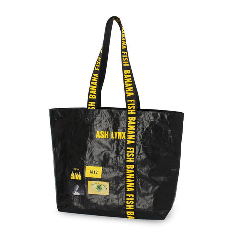 『BANANA FISH』 ネームタグデザイン ロゴテープナイロンBIGトートバッグ