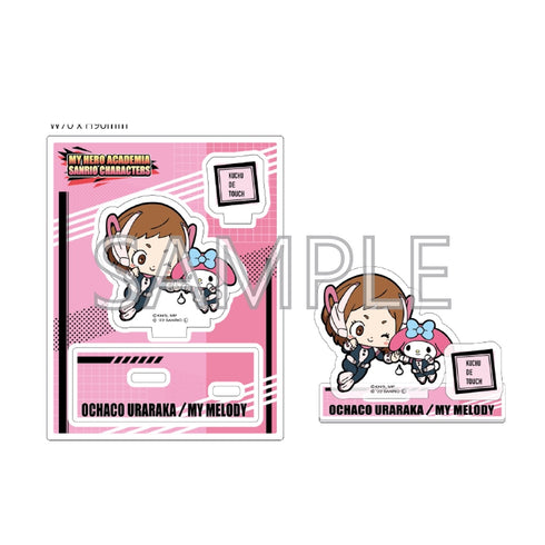 『僕のヒーローアカデミア×サンリオキャラクターズ』アクリルスタンドA麗日お茶子・マイメロディ