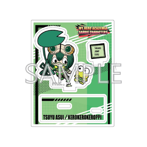『僕のヒーローアカデミア×サンリオキャラクターズ』アクリルスタンドA蛙吹梅雨・けろけろけろっぴ