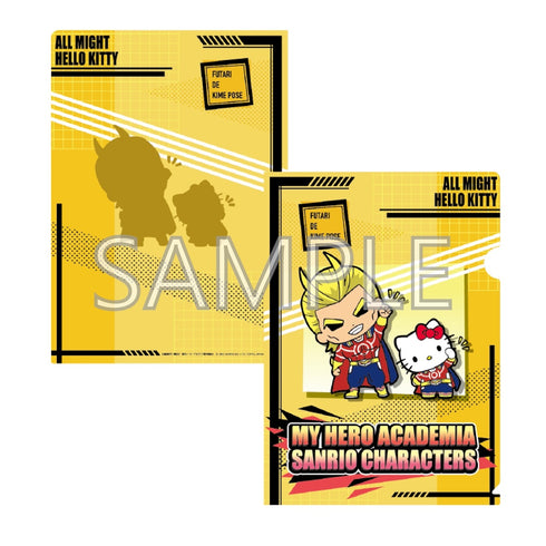 『僕のヒーローアカデミア×サンリオキャラクターズ』クリアファイルAオールマイト・ハローキティ