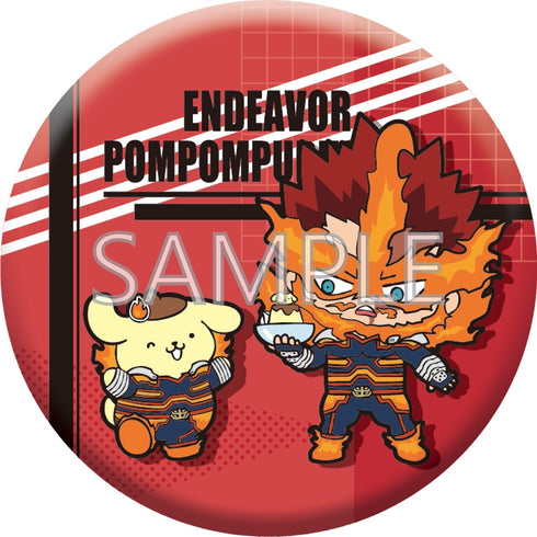 『僕のヒーローアカデミア×サンリオキャラクターズ』トレーディング缶バッジAプロヒーロー&敵<ヴィラン> BOX