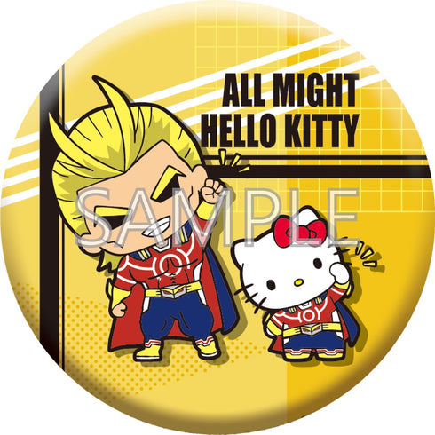 『僕のヒーローアカデミア×サンリオキャラクターズ』トレーディング缶バッジAプロヒーロー&敵<ヴィラン> BOX