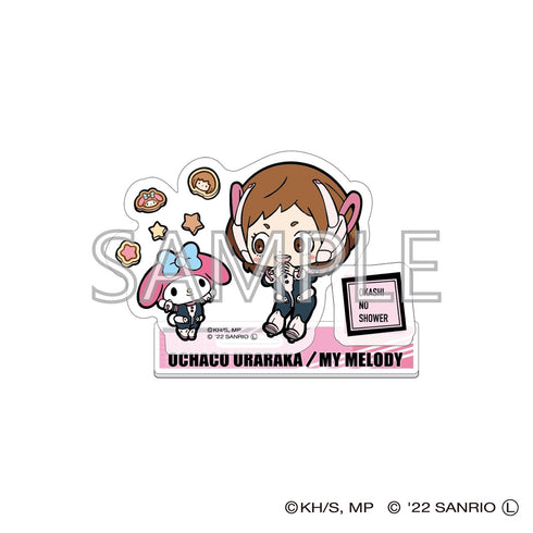 『僕のヒーローアカデミア×サンリオキャラクターズ』アクリルスタンドB (麗日お茶子・マイメロディ)