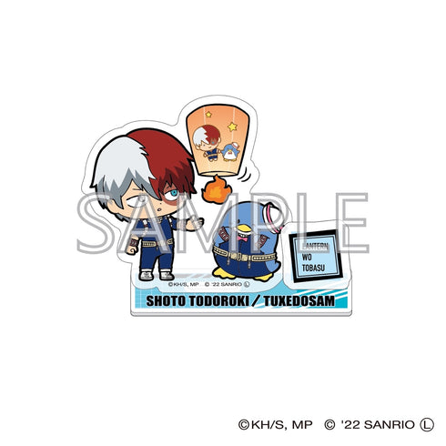 『僕のヒーローアカデミア×サンリオキャラクターズ』アクリルスタンドB (轟焦凍・タキシードサム)