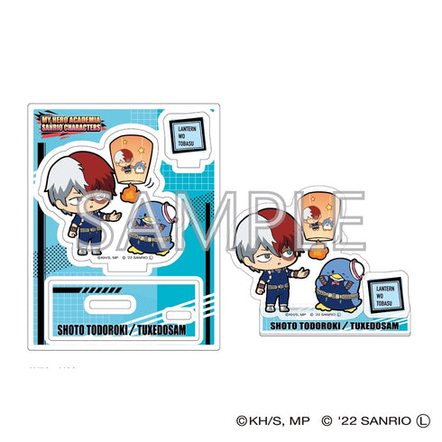 『僕のヒーローアカデミア×サンリオキャラクターズ』アクリルスタンドB (轟焦凍・タキシードサム)