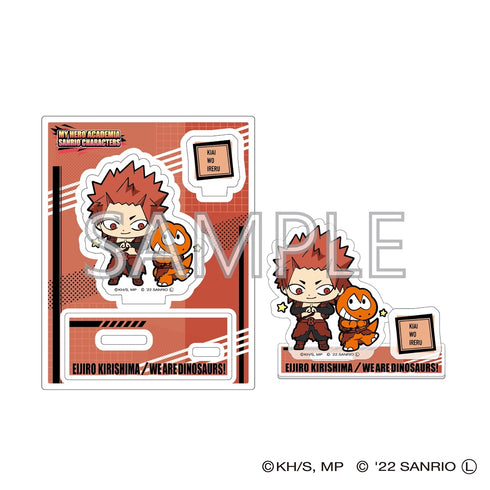 『僕のヒーローアカデミア×サンリオキャラクターズ』アクリルスタンドB (切島鋭児郎・ウィアーダイナソアーズ)