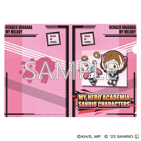 『僕のヒーローアカデミア×サンリオキャラクターズ』クリアファイルB (麗日お茶子・マイメロディ)