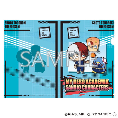 『僕のヒーローアカデミア×サンリオキャラクターズ』クリアファイルB (轟焦凍・タキシードサム)