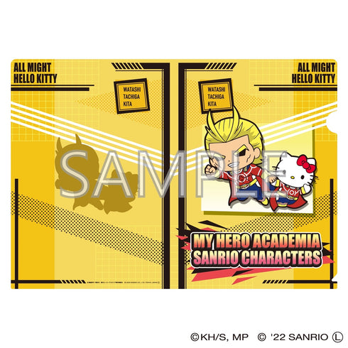 『僕のヒーローアカデミア×サンリオキャラクターズ』クリアファイルB (オールマイト・ハローキティ)