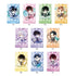 "PSYCHO-PASS" Character Art Satin Sticker Set 01: First Series (10 Varieties Total) BOX
