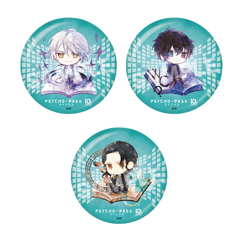 『PSYCHO-PASS サイコパス』キャラでるアート メタリック缶バッジ 01 第1弾 (全10種) BOX