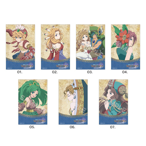 『聖剣伝説 Legend of Mana -The Teardrop Crystal-』サテン地ステッカー 01 第1弾(全7種) BOX