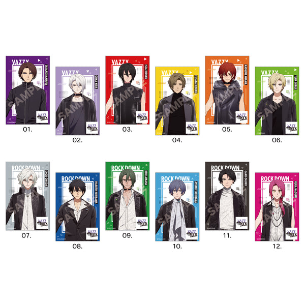 『VAZZROCK THE ANIMATION』サテン地ステッカー 01 第1弾(全12種) BOX