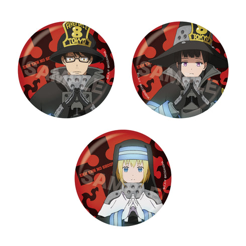 『炎炎ノ消防隊』メタリック缶バッジ 01 第1弾(全9種) BOX