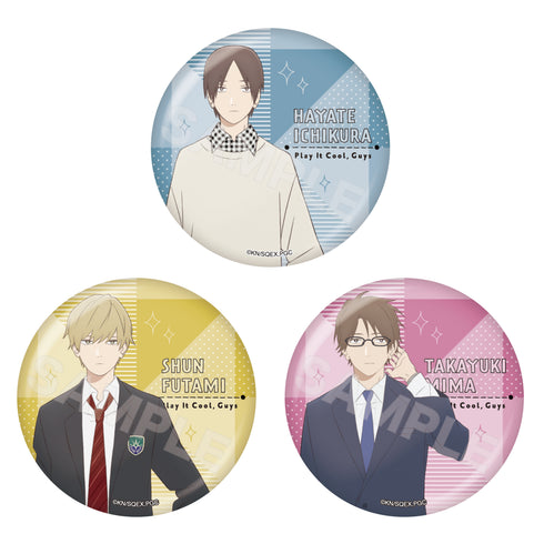 『クールドジ男子』メタリック缶バッジ 01 第1弾(全5種) BOX