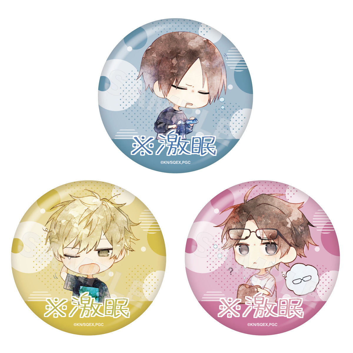 クールドジ男子』※激眠 メタリック缶バッジ BOX - Anime Store.JP