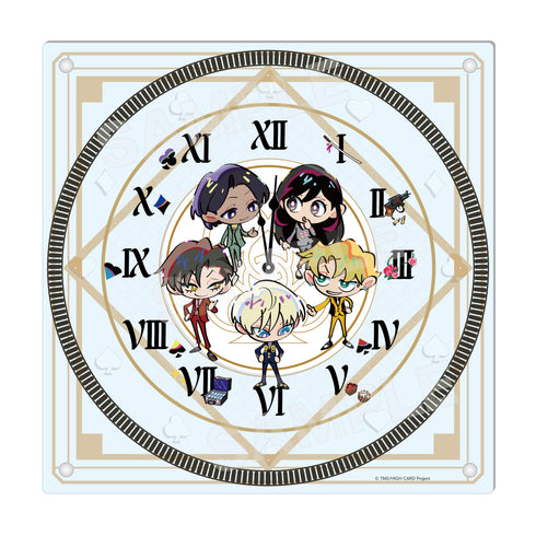 『HIGH CARD』アクリル時計 01 ミニキャラ