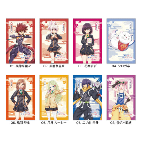 『あやかしトライアングル』サテン地ステッカー 01 全8種 BOX