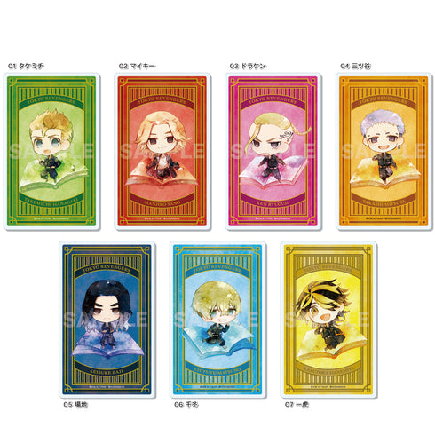 "Tokyo Revengers" Character Art Acrylic Cards 01: First Series (7 Varieties Total) BOX