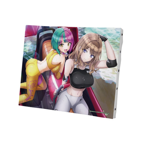 『ドルフィンウェーブ』 住乃絵 紫苑&ヘリー・ルイス キャンバスボード