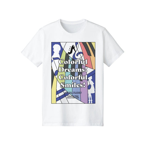 『ラブライブ!虹ヶ咲学園スクールアイドル同好会』 朝香 果林 Colorful Dreams! Colorful Smiles! 楽曲イメージTシャツメンズ