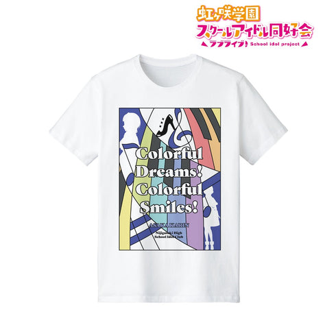 『ラブライブ!虹ヶ咲学園スクールアイドル同好会』 朝香 果林 Colorful Dreams! Colorful Smiles! 楽曲イメージTシャツメンズ