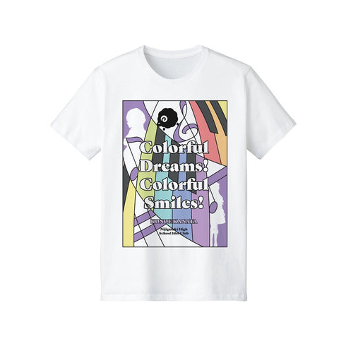 『ラブライブ!虹ヶ咲学園スクールアイドル同好会』 近江 彼方 Colorful Dreams! Colorful Smiles! 楽曲イメージTシャツメンズ