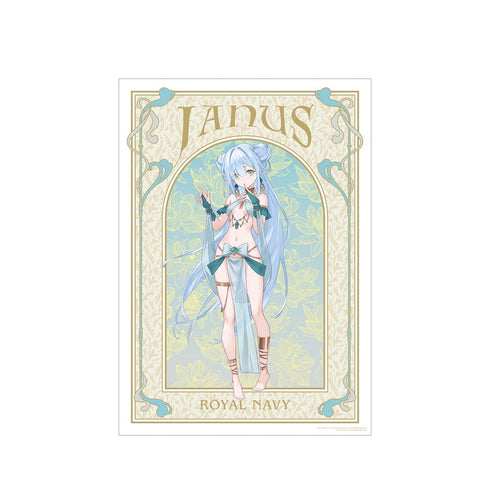 『アズールレーン』 描き起こしイラスト ジェーナス 踊り子ver. A3マット加工ポスター