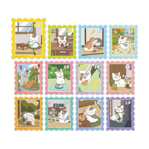 『夏目友人帳』描き下ろしイラスト ニャンコ先生の1日ver. トレーディングアクリルステッカー(単位/BOX)