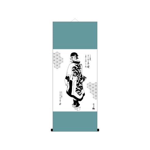 『モノノ怪』 薬売り 掛け軸 青