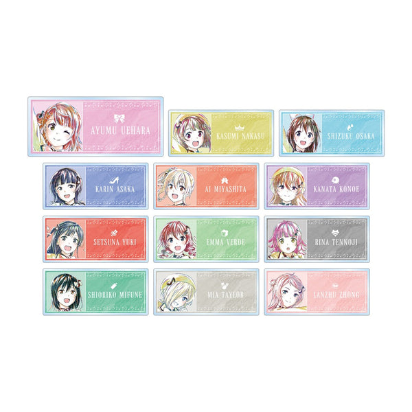 『ラブライブ!虹ヶ咲学園スクールアイドル同好会』 トレーディング Ani-Art アクリルネームプレート(単位/BOX)