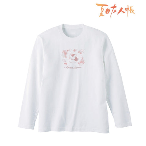 『夏目友人帳』ニャンコ先生 ロングTシャツ サクランボユニセックス